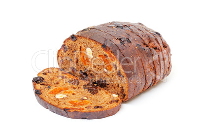 Bread with nuts and raisins