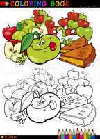 Apples and Pie for coloring