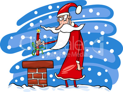 santa claus cartoon christmas illustration