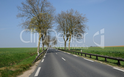 country road in Val d Oise
