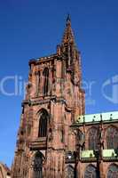 France, the cathedral of Strasbourg in Alsace