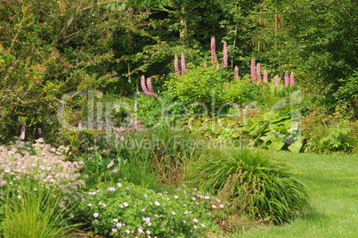 Brittany, le Jardin Lepage in Pleumeur Bodou