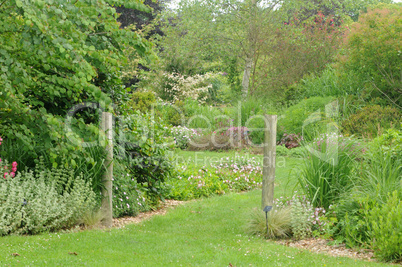 Brittany, le Jardin Lepage in Pleumeur Bodou