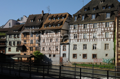 old house in the district of La Petite France in Strasbourg