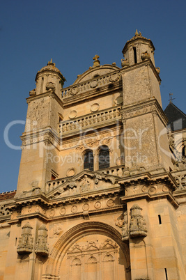 Ile de France, the historical church of Vetheuil