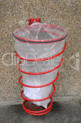 Marseille, trash cans in a street