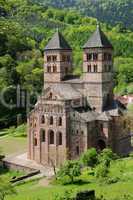the roman abbey of Murbach in Alsace