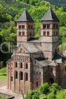 the roman abbey of Murbach in Alsace