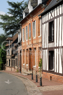 France, the old village of  Lyons la Foret