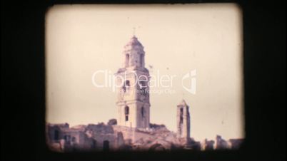 Vintage 8mm. View of Old Bussana