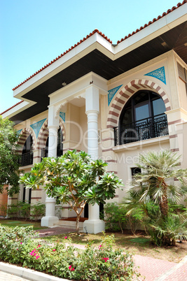 The Arabic style modern villa at luxury hotel, Dubai, UAE