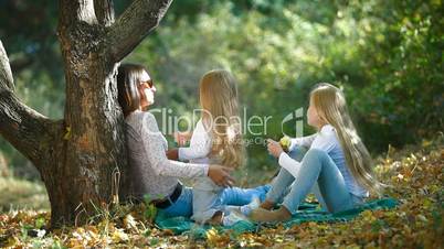 Family Spending Time Together Outdoors