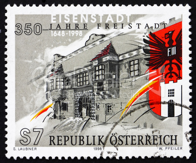 Postage stamp Austria 1998 City of Eisenstadt