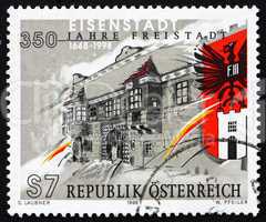 Postage stamp Austria 1998 City of Eisenstadt