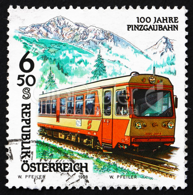 Postage stamp Austria 1998 Pinzgau Railway