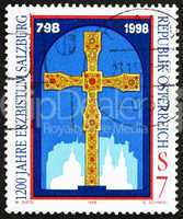 Postage stamp Austria 1998 Golden Cross