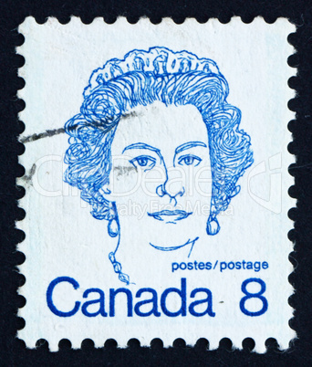Postage stamp Canada 1973 Queen Elizabeth II