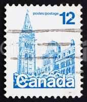 Postage stamp Canada 1977 Parliament Building, Ottawa