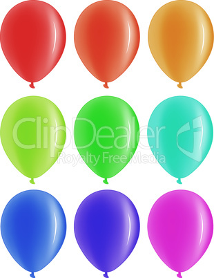 vector  balloons