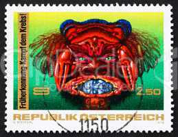 Postage stamp Austria 1976 Fight against Cancer