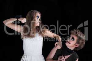 groom and  bride -  zombie