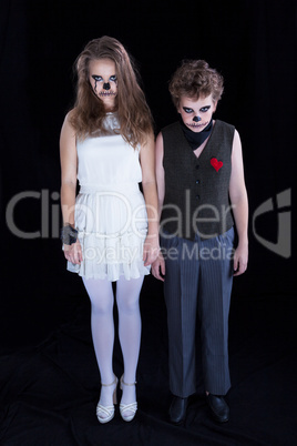 groom and  bride -  zombie