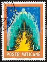 Postage stamp Vatican 1974 And There was Light, The Bible