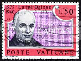 Postage stamp Vatican 1972 Luigi Orione, Founder of CARITAS
