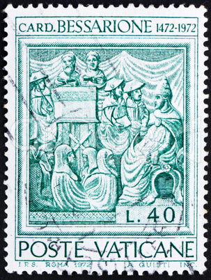 Postage stamp Vatican 1972 Johannes Cardinal Bessarion, Latin Pa