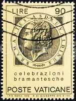 Postage stamp Vatican 1972 Bramante, Donato d?Agnolo, Architect