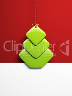 Stylized Christmas tree