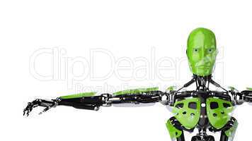 Roboter Grün