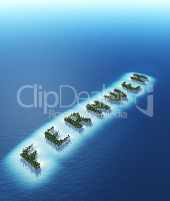 Fernweh Insel Konzept 2