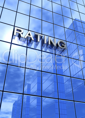 Blaue Fassade - Rating 2