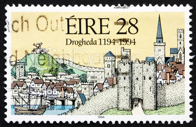 Postage stamp Ireland 1994 Medieval View of Drogheda