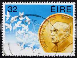 Postage stamp Ireland 1994 Sean McBride, Statesman