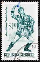Postage stamp Austria 1970 The Beggar Student, Operetta