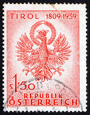 Postage stamp Austria 1959 Coat of Arms, Tyrol