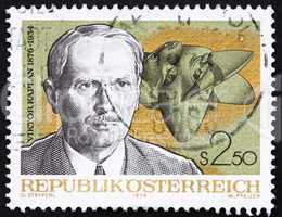 Postage stamp Austria 1976 Viktor Kaplan, Inventor of Kaplan Tur