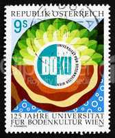 Postage stamp Austria 1997 Vienna Agricultural University