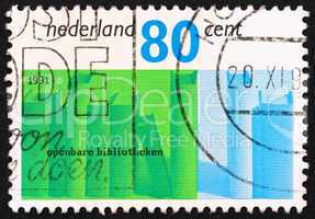 Postage stamp Netherlands 1991 Books