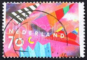 Postage stamp Netherlands 1993 Geometric Shapes