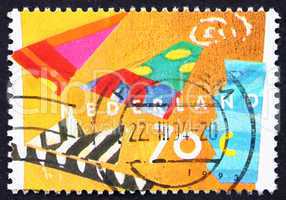Postage stamp Netherlands 1993 Geometric Shapes