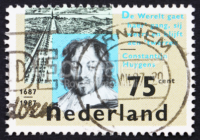 Postage stamp Netherlands 1989 Constantijn Huygens