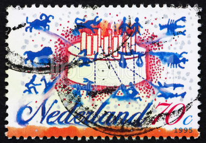 Postage stamp Netherlands 1995 Signs of the Zodiac