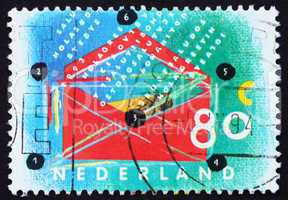 Postage stamp Netherlands 1993 Envelope and Contents