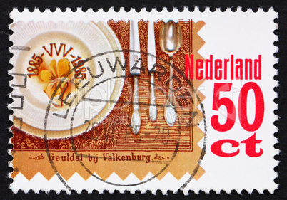 Postage stamp Netherlands 1985 Place setting