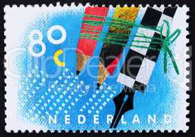 Postage stamp Netherlands 1993 Letter Writing Day