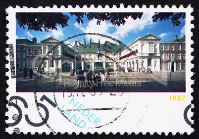 Postage stamp Netherlands 1987 Noordeinde Palace