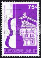 Postage stamp Netherlands 1988 Amsterdam Concertgebouw and Orche